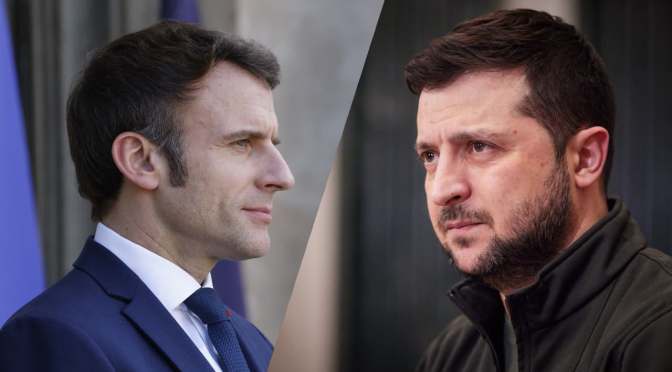 Guerre Russie-Ukraine : Ce que se sont dit Emmanuel Macron et Volodymyr Zelenski.