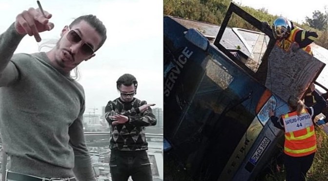 Un bus transportant des musiciens du groupe PNL s’est renversé.