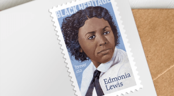 États-Unis d&rsquo;Amérique: Edmonia Lewis, éminente sculptrice noire et ojibwée, obtient son propre timbre USPS.