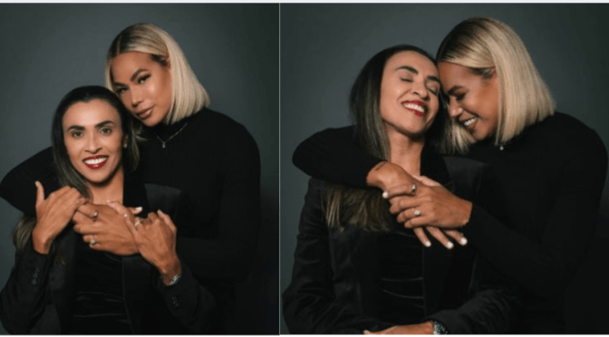 Football : LA STAR BRÉSILIENNE MARTA VA SE MARIER AVEC UNE COÉQUIPIÈRE