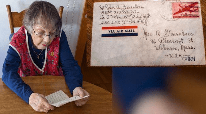 États-Unis d&rsquo;Amérique : La veuve d’un soldat américain déployé en Allemagne en 1945 reçoit une lettre de lui 76 ans plus tard !