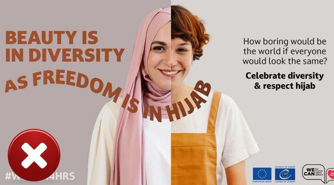 Le Conseil de l’Europe annule sa campagne polémique intitulée « La liberté dans le hijab ».