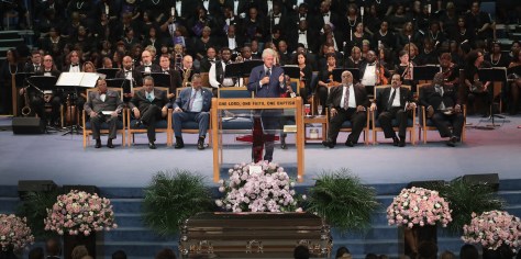 Soul Music Icon Aretha Franklin Honored During Her Funeral By Musicians And Dignitaries