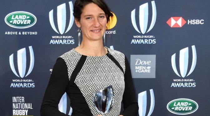 World Rugby Awards : L&rsquo;Auvergnate Jessy Trémoulière élue meilleure joueuse de la décennie.