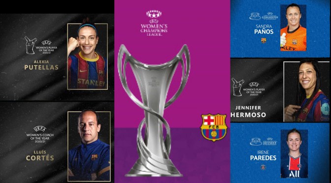 Trophée UEFA 2021: D&rsquo;Alexia Puttellas, joueuse de l&rsquo;année, à l&rsquo;entraîneur, le FC Barcelone rafle tout !