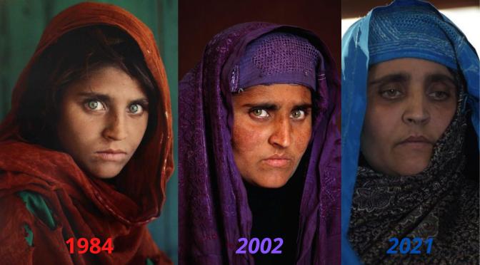 Sharbat Gula, «l&rsquo;Afghane aux yeux verts», à trouvé refuge en Italie.
