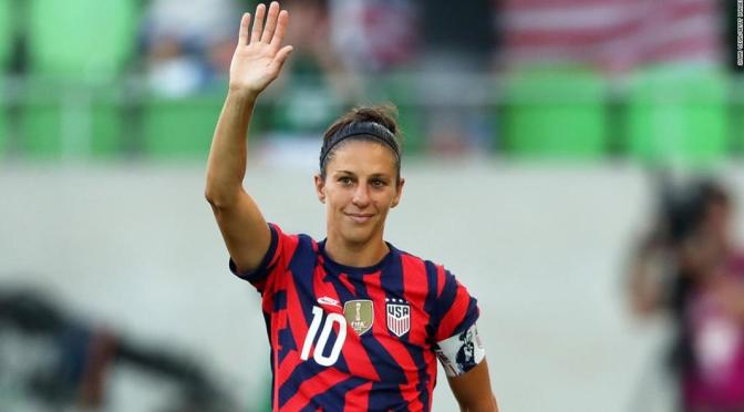 Football : La légende américaine Carli Lloyd prend sa retraite.