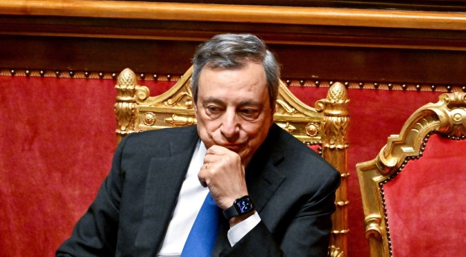 Italie : le Premier ministre, Mario Draghi, a remis, à nouveau, sa démission au président!