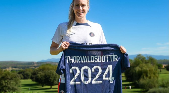 Football féminin : l’Islandaise Berglind Björg Thorvaldsdottir signe au PSG !