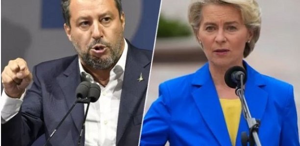 Italie : Matteo Salvini exige des excuses ou la démission d’Ursula von der Leyen