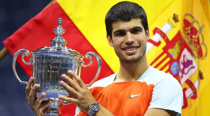 Tennis-US Open : A 19 ans, Carlos Alcaraz sur le toit du monde !