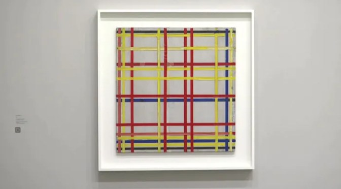 Un tableau Mondrian accroché à l’envers depuis 77 ans en Allemagne