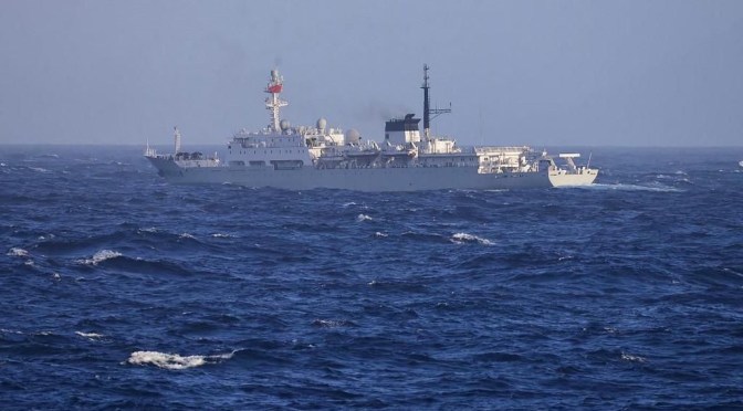 Le Japon proteste contre la violation de ses eaux territoriales par un navire hydrographique de la marine chinoise