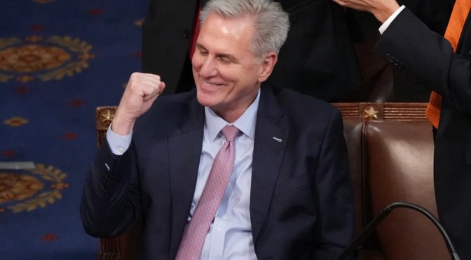 Etats-Unis d&rsquo;Amérique : Kevin McCarthy élu président de la Chambre des représentants