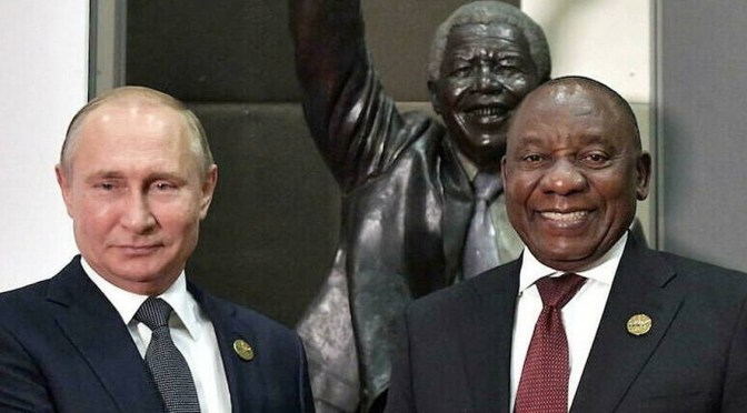 Afrique du Sud : l’opposition veut que Vladimir Putin soit arrêté s’il vient en août!