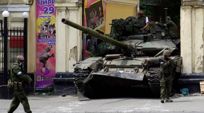 URGENT! : Le groupe Wagner lance une offensive en Russie, pour renverser le commandement militaire!