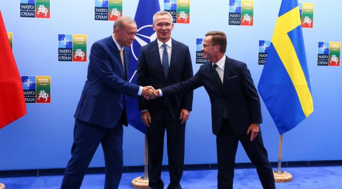 La Turquie donne son feu vert pour une adhésion de la Suède à l’Otan