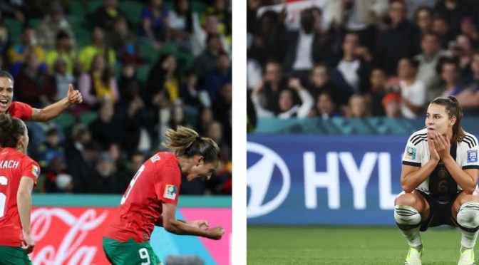 Coupe du monde football (F) : Le Maroc et la Colombie en 8e, l’Allemagne éliminée !