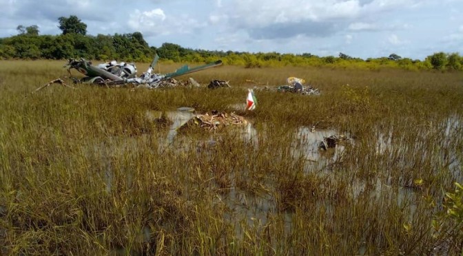 Crise Venezuela-Guyana sur l’Essequibo : l’hélicoptère militaire guyanien disparu a été retrouvé, cinq morts