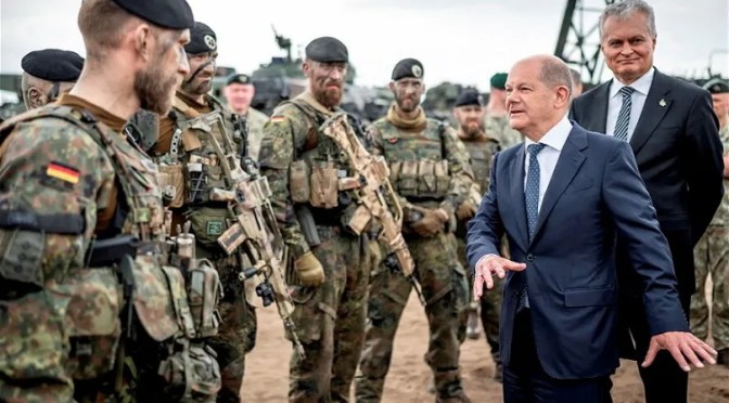 L’Allemagne se prépare à une guerre contre la Russie, selon un document confidentiel – ou les &laquo;&nbsp;scenarii potentiels&nbsp;&raquo; prétextes à justifier la volonté d&rsquo;attaquer la Russie