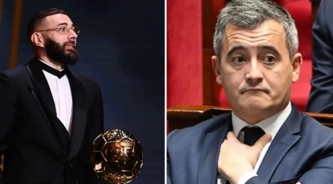 France : Karim Benzema dépose plainte contre le ministre de l’intérieur Gérard Darmanin
