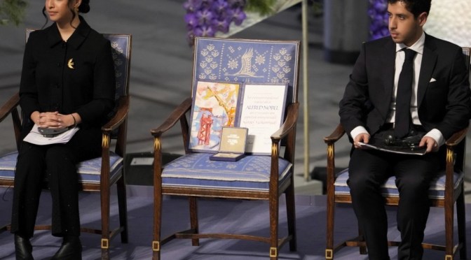 Les enfants de Narges Mohammadi, lauréate du prix Nobel de la paix, incarcérée en Iran, expriment leur inquiétude quant à sa &laquo;&nbsp;santé assez fragile&nbsp;&raquo;