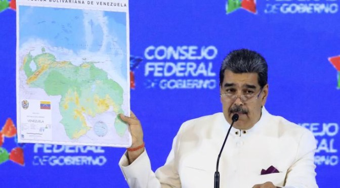 Le Venezuela adopte une loi affirmant sa souveraineté sur l’Essequibo, actuel territoire du Guyana