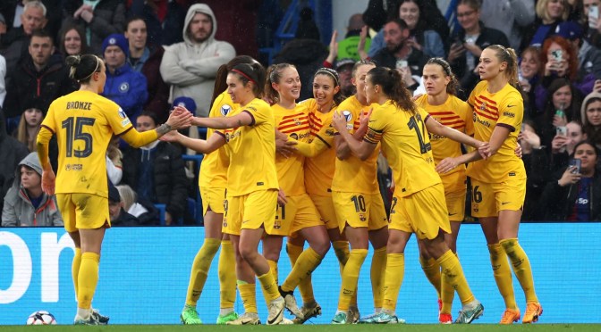 Ligue des championnes UEFA  de football : Le fc Barcelone renverse Chelsea et file en finale !