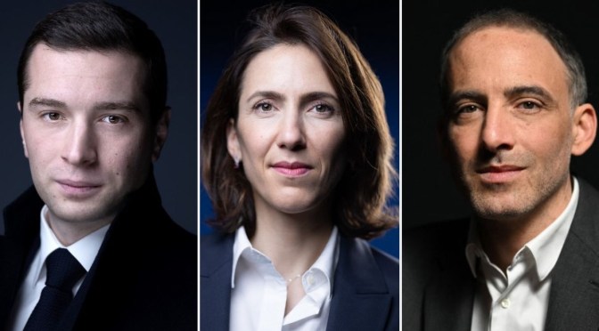 Elections européennes (France) : Bardella largement en tête , Glucksmann se rapproche de Hayer, selon un sondage