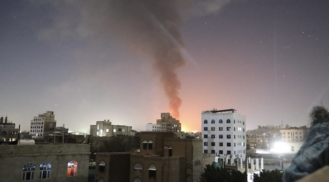 Yémen : les États-Unis d&rsquo;Amérique ont ciblé les Houthis affirmant avoir bombardé quinze sites