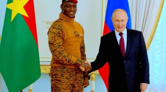 Burkina Faso : officialisation et renforcement de son partenariat avec la Russie