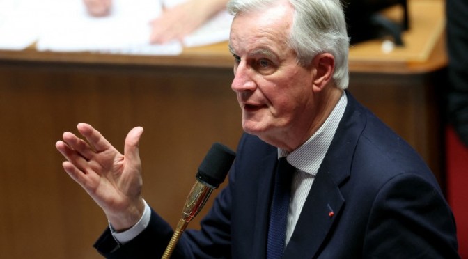 France : Le Premier ministre, Michel Barnier, opéré d’une « lésion cervicale » ce weekend