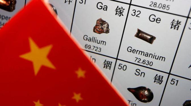 La Chine interdit les exportations de gallium, germanium et antimoine vers les EUA