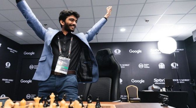 Gukesh Dommaraju, plus jeune champion du monde d&rsquo;échecs à 18 ans