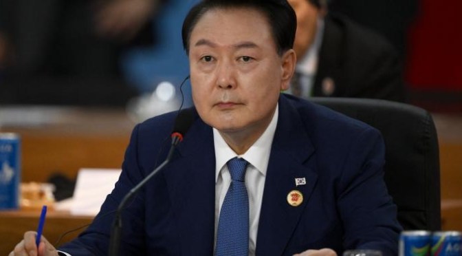 Corée du Sud : le président interdit de quitter le territoire national