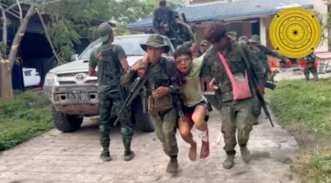Myanmar/Birmanie : un groupe rebelle dit s&rsquo;être emparé d&rsquo;un quartier général de l&rsquo;armée