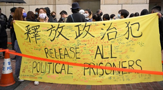 Hong Kong (Chine) : Franco Mella en grève de la faim pour les jeunes détenus