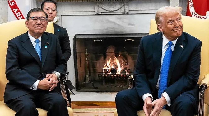 Face à Trump, le Japon évite l&rsquo;affrontement commercial ouvert