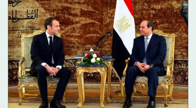 Emmanuel Macron en Egypte pour une visite consacrée à Gaza