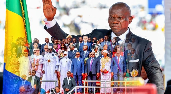 Gabon : Oligui Nguema investi président après sa large victoire aux élections