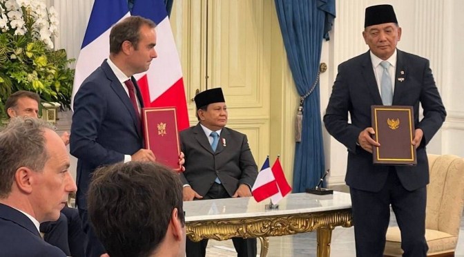 Rafale, canons Caesar, frégates… Les grandes ambitions de la France avec l’Indonésie