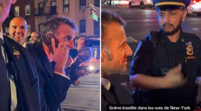 Emmanuel Macron appelle Donald Trump car le convoi du président américain le bloque dans les rues de New York