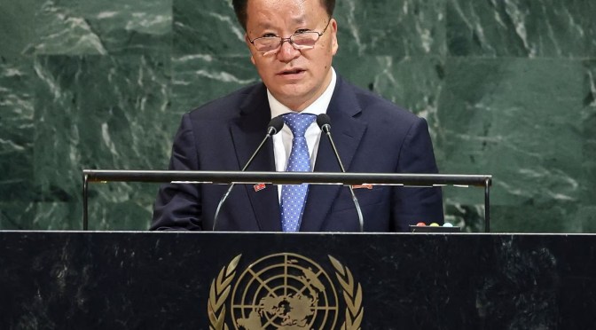 La Corée du Nord n&rsquo;abandonnera jamais le nucléaire, dit un ministre à l&rsquo;ONU