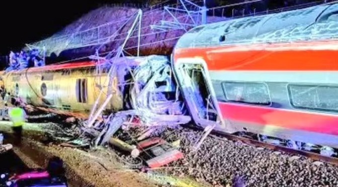 Espagne : Collision de trains à grande vitesse près de Cordoue, au moins 39 morts et plusieurs blessés